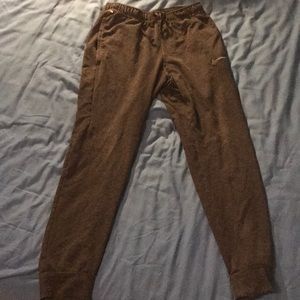 Grey Nike dri fit joggers/sweatpants